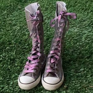 12Y Converse All-Star Knee-High Tennis Shoes